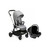 One4Ever Lounge Çift Yönlü Kolay Katlanabilen Travel Sistem Bebek Arabası Sparkle Grey