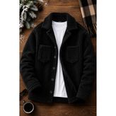 oneoff Unisex Siyah Peluş Polar Hırka