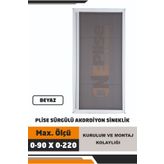 oneplise PLİSE AKORDİYON SİNEKLİK (Demir Kapı ,ahşap Kapı, Çelik Kapı Pimapen Kapı) 0-90X0-220