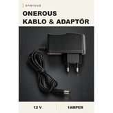 Onerous 12V 1Amper Slim Adaptör, Led, Modem, Mini Uydu