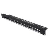 OneTech 24 Port Boş Patch Cat5 - Cat6 - Cat7 Uyumlu Panel
