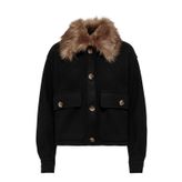 Only 15263075 Siyah Kadın Mont