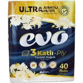 Only Evo 40 Lı Tuvalet Kağıt 3 Katlı 1 Adet