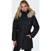 Only Kadın Onlırıs Kapüşonlu Parka 15304625 Siyah