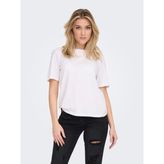 Only Kadın Regular Fit Bisiklet Yaka Pamuklu Basic Tişört Beyaz - White