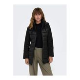 Only Midi Kapüşonlu Şişme Kaban - Oversize Minimalist Kışlık