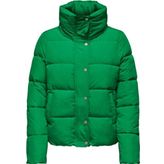 ONLY New Cool Puffer Kadın Yeşil Dik Yaka Mont