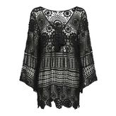ONLY ONLFLORENCE CROCHET KAFTAN DRESS Elbise Kadın