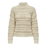 ONLY Onlleah Ls High Neck Knt Kazak Kadın