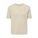 Only & Sons 22022928 Yuvarlak Yaka Basic Örme Siyah Erkek T-shirt