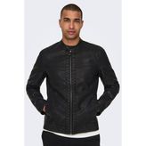 Only & Sons Erkek Deri Ceket Siyah - M
