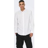 Only & Sons Onscaiden Ls Solid Linen Shirt Noos Erkek Gömlek