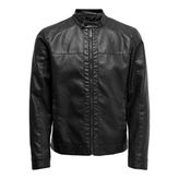 Only & Sons Siyah Deri Ceket, TYC00034758225
