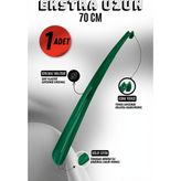 Onur 1 Adet - 70 cm Ayakkabı Çekeceği | Sert Plastik Asılabilir Çekecek Yumuşak Kerata Uzun - Yeşil