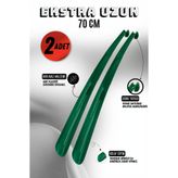 Onur 2 Adet - Yeşil 70 Cm Ayakkabı Çekeceği | Sert Plastik Asılabilir Çekecek Yumuşak Kerata Uzun
