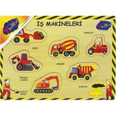 Onyıl Oyuncak Ahşap Tutmalı İş Makinaları