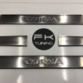 Opel Corsa-C 2000-2006 4 Parça Krom Kapı Eşiği