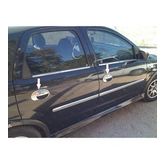 Opel Corsa C Krom Kapı Kolu+Çerçeve 4 Kapı 2000-2007 P. Çelik