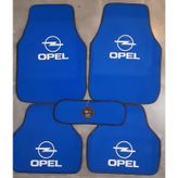 Opel Logolu Mavi Halı Paspas Çift Kat