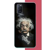 Oppo A52-A72-92 Uyumlu Einstein Baskılı Silikon Kılıf