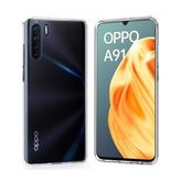 Oppo A91 2.0 MM Korumalı Silikon Kılıf Şeffaf