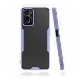 Oppo A96 Platin Silikon Lila Kılıf