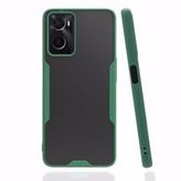 Oppo A96 Platin Silikon Yeşil Kılıf