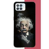 Oppo Reno 4 Lite Uyumlu Einstein Baskılı Silikon Kılıf