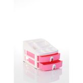 OPS OPS CO 7201 1 Çekmeceli Masaüstü Organizer Pastel Pembe