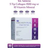 Opticollagen Plus 5 Tip Collagen 1500 Mg 90 Tablet