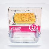 Optik Desenli Kare Borcam Fırın Kabı Tepsisi 24X24CM 1660 cc - 2,4 lt