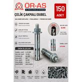 Ör-As Tel Örgü Çelik Dubel 150 Adet - 1-Adet