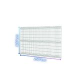 ÖR-AS TEL ÖRGÜ & PANEL ÇİT SİSTEMLERİ Ör-As Tel Bahçe Teli Panel Çit 100cmx250cm