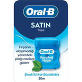 Oral-B Satin Tape Diş Ipi Nane Aroması 50 M - 7 Adet