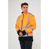 Orange Safety Softshell Mont Reflektörlü - Turuncu - XL