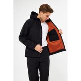 Orange Safety Softshell Siyah Mont Ceket - 3XL