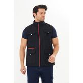 Orange Safety Softshell Siyah Yelek | Softshell Kumaş, Siyah Renk