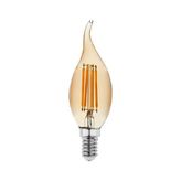 Orbus E14 Amber 4 W Dekoratif Rustik Kıvrık Mum Ampul