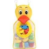 Ördek Figürlü Banyo Oyuncak Torbası - Çok Renkli