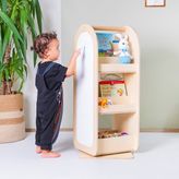 Orfis Kids Montessori Yazı Tahtalı Döner Kitaplık H:90 cm