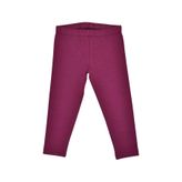 OrganicKid Basic Kız Çocuk Uzun Bordo Tayt