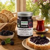 Organik Böğürtlen Reçeli 380 Gr.