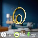 Orjin Modern Sarkıt Power LED Avize Beyazışık - Eskitme