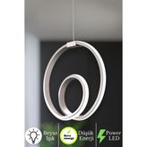Orjin Modern Sarkıt Power LED Avize Beyazışık - Gri