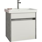 Orka Aydos Gümüş 55 cm Banyo Dolabı