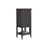 Orka Bastle 40 cm Mdf Mat Antrasit Banyo Boy Dolabı
