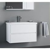 Orka Düden 80 CM Beyaz Banyo Dolabı Takımı