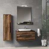 Orka Galia 100 cm Mdf Ella Banyo Dolabı Takımı