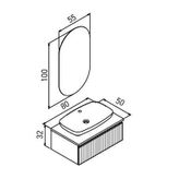 Orka Lentia 80 Cm Ceviz Banyo Dolabı Alt Modül Lavabo