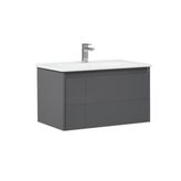 Orka Likya ORKA5002485 Mat Antrasit 80 cm Banyo Dolabı Takımı